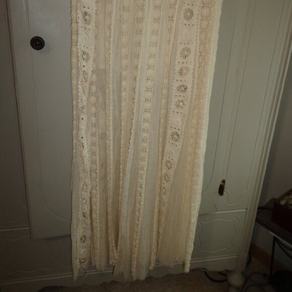 NEW Free People ONE Ribbon Corset Maxi Skirt XS Ivory Lace - Picture 6 of 16